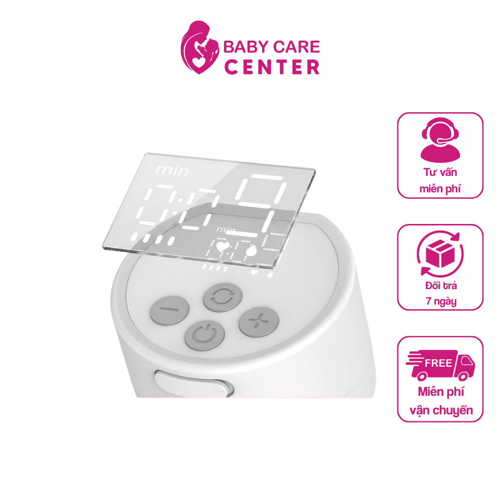 Máy hút sữa Momcozy S12 Pro – Công nghệ màn hình thông minh (1 chiếc) - Ảnh 2