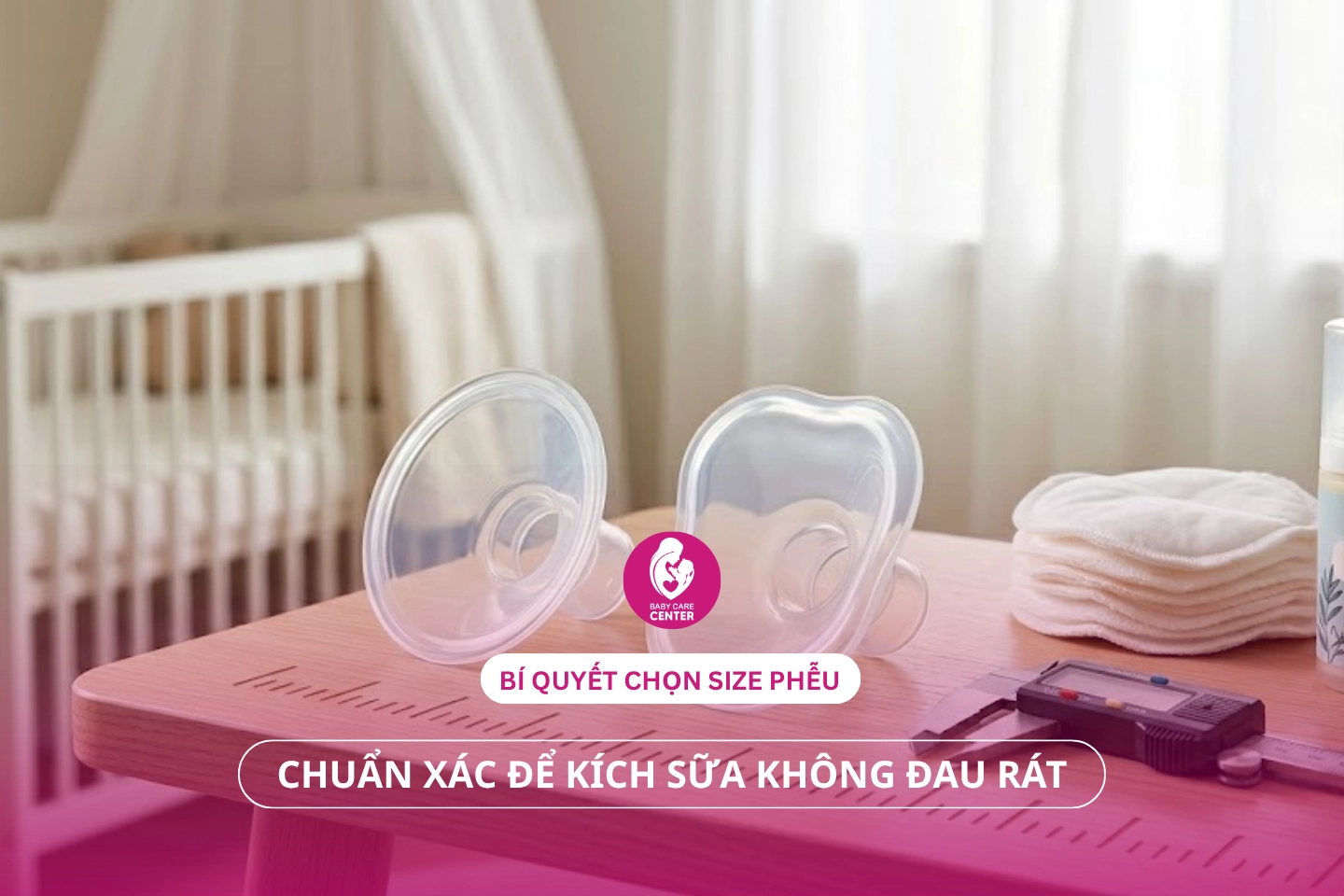 Bí quyết chọn size phễu máy hút sữa chuẩn xác để kích sữa không đau rát