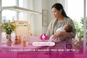 Hút sữa bị đau đầu ti: 3 nguyên nhân phổ biến và cách khắc phục ngay lập tức