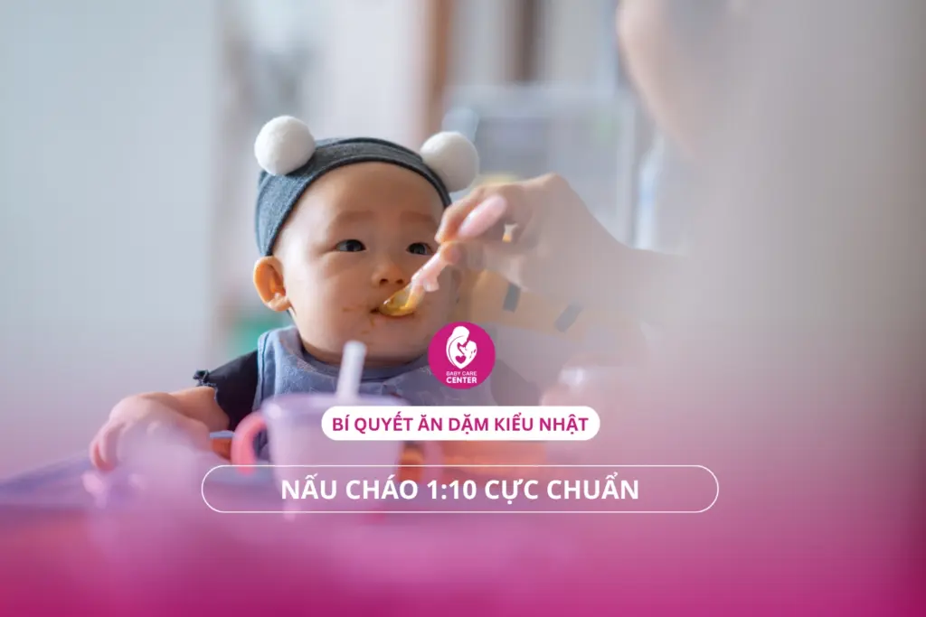 Bí quyết ăn dặm kiểu Nhật: Nấu cháo 1:10 cực chuẩn