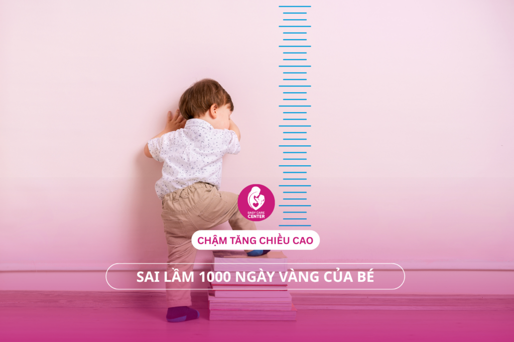 Sai lầm 1000 ngày vàng khiến bé chậm tăng chiều cao