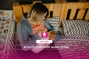 Kích sữa thành công: Bí quyết chốt khớp ngậm chuẩn